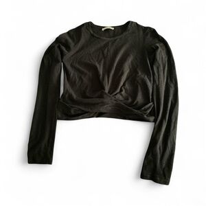 Zara Black Long Sleeve Women's Tee